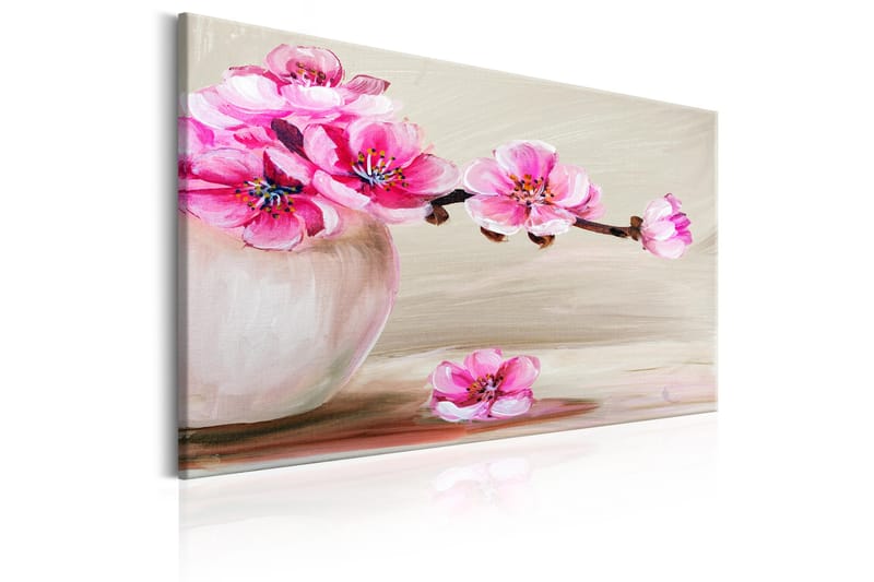 Billede Still Life: Sakura Flowers 90x60 - Artgeist sp. z o. o. - Boligtilbehør - Billeder & kunst - Billeder på lærred