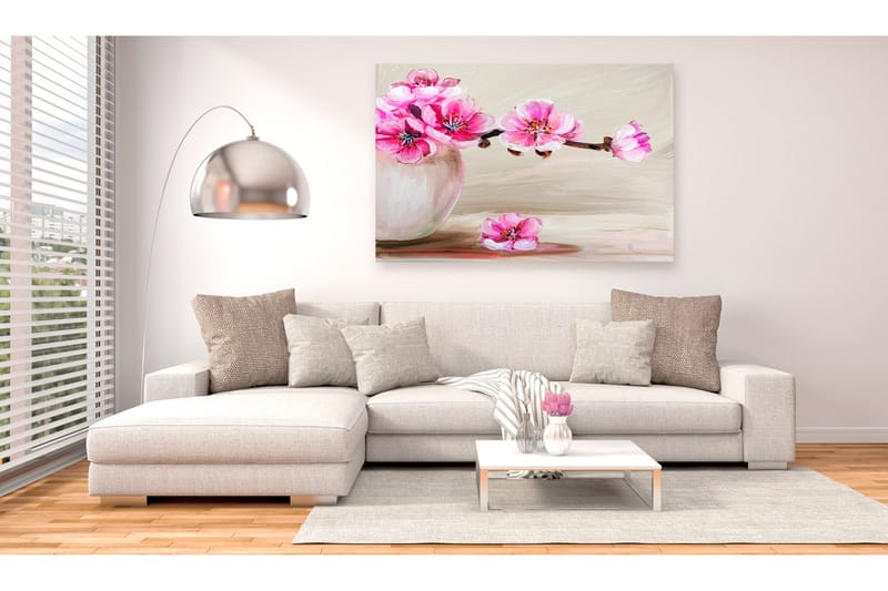 Billede Still Life: Sakura Flowers 90x60 - Artgeist sp. z o. o. - Boligtilbehør - Billeder & kunst - Billeder på lærred