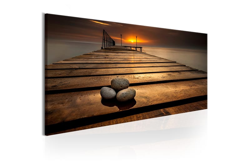 Billede Stones on the Pier 135x45 - Artgeist sp. z o. o. - Boligtilbehør - Billeder & kunst - Billeder på lærred