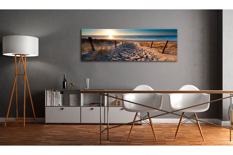 Billede Sunset Path 135x45 - Artgeist sp. z o. o. - Boligtilbehør - Billeder & kunst - Billeder på lærred