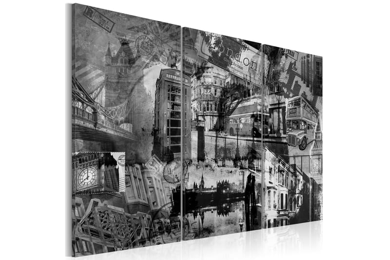 Billede The core of London triptych 90x60 - Artgeist sp. z o. o. - Boligtilbehør - Billeder & kunst - Billeder på lærred