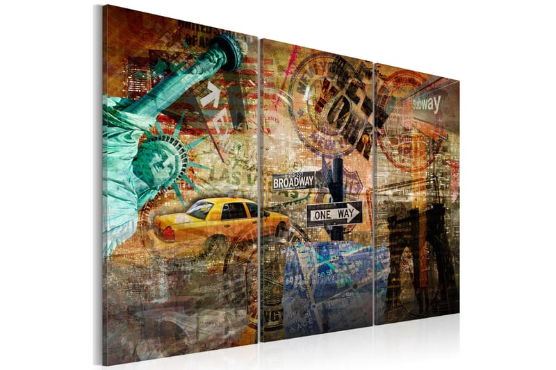 Billede The Core of NYC 90x60 - Artgeist sp. z o. o. - Boligtilbehør - Billeder & kunst - Billeder på lærred