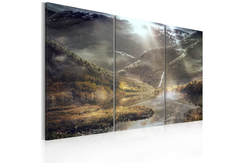 Billede The land of mists triptych 90x60 - Artgeist sp. z o. o. - Boligtilbehør - Billeder & kunst - Billeder på lærred