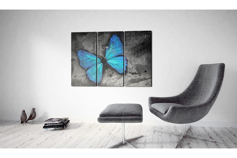 Billede The Study Of Butterfly Triptych 60x40 - Artgeist sp. z o. o. - Boligtilbehør - Billeder & kunst - Billeder på lærred