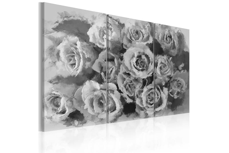 Billede Twelve roses triptych 90x60 - Artgeist sp. z o. o. - Boligtilbehør - Billeder & kunst - Billeder på lærred