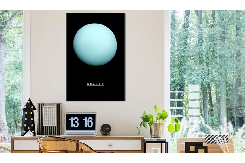 Billede Uranus (1 del) Lodret 40x60 - Artgeist sp. z o. o. - Boligtilbehør - Billeder & kunst - Billeder på lærred