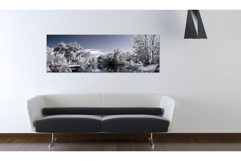 Billede Wintry Lake 120x40 - Artgeist sp. z o. o. - Boligtilbehør - Billeder & kunst - Billeder på lærred