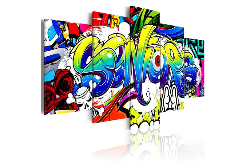 Billede Youth World 100x50 - Artgeist sp. z o. o. - Boligtilbehør - Billeder & kunst - Billeder på lærred