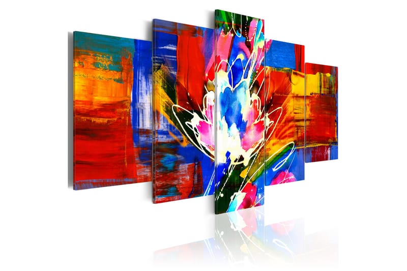 Billede Power of Colors 100x50 - Artgeist sp. z o. o. - Boligtilbehør - Billeder & kunst - Billeder på lærred