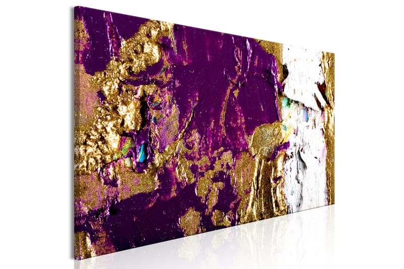 Billede Purple Wave (1 del) Smal 150x50 - Artgeist sp. z o. o. - Boligtilbehør - Billeder & kunst - Billeder på lærred