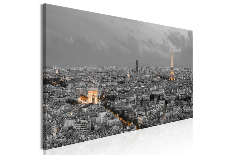 Billede Panorama of Paris (1 del) Smal 120x40 - Artgeist sp. z o. o. - Boligtilbehør - Billeder & kunst - Billeder på lærred