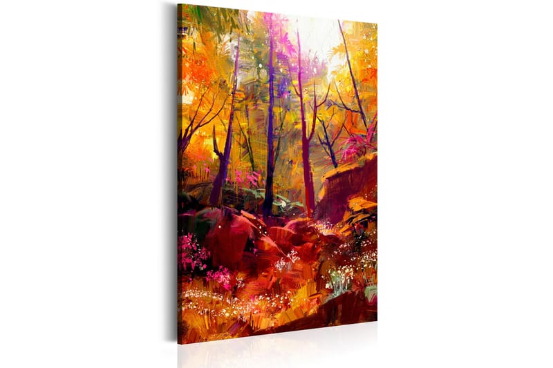 Billede Painted Forest 40x60 - Artgeist sp. z o. o. - Boligtilbehør - Billeder & kunst - Billeder på lærred