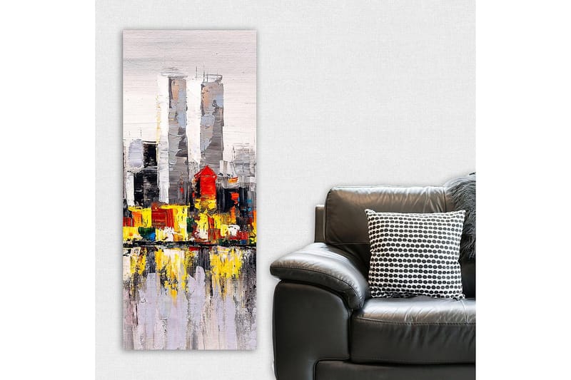 Canvasbillede DKY Cities & Countries Flerfarvet - 50x120 cm - Boligtilbehør - Billeder & kunst - Billeder på lærred