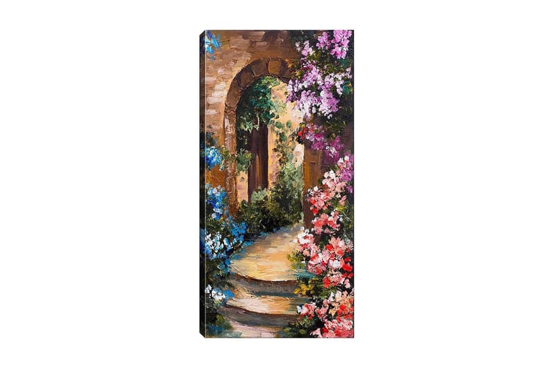 Canvasbillede DKY Floral & Botanical Flerfarvet - 50x120 cm - Boligtilbehør - Billeder & kunst - Billeder på lærred