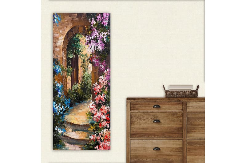 Canvasbillede DKY Floral & Botanical Flerfarvet - 50x120 cm - Boligtilbehør - Billeder & kunst - Billeder på lærred