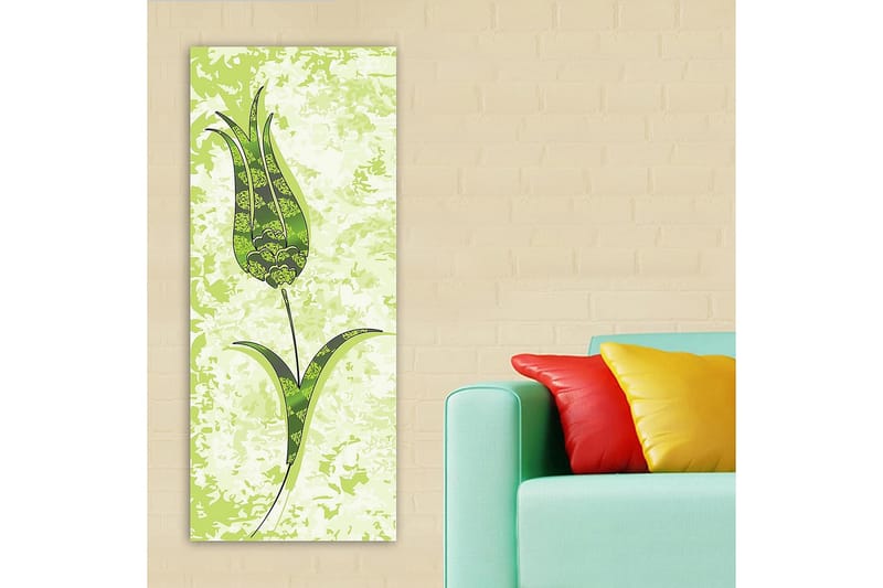 Canvasbillede DKY Floral & Botanical Flerfarvet - 50x120 cm - Boligtilbehør - Billeder & kunst - Billeder på lærred