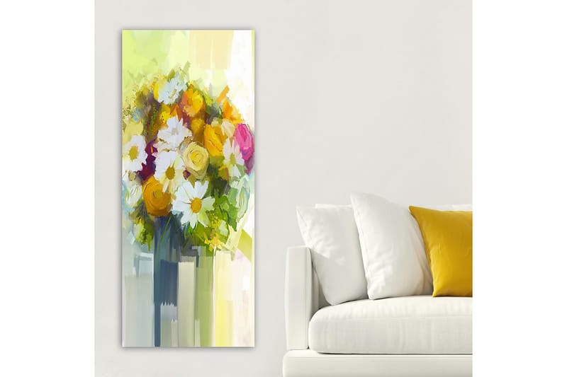 Canvasbillede DKY Floral & Botanical Flerfarvet - 50x120 cm - Boligtilbehør - Billeder & kunst - Billeder på lærred