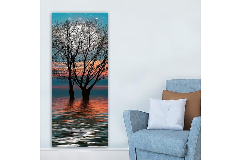 Canvasbillede DKY Floral & Botanical Flerfarvet - 50x120 cm - Boligtilbehør - Billeder & kunst - Billeder på lærred