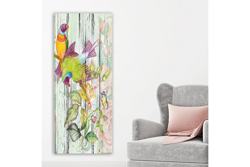 Canvasbillede DKY Floral & Botanical Flerfarvet - 50x120 cm - Boligtilbehør - Billeder & kunst - Billeder på lærred