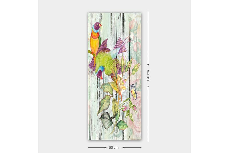 Canvasbillede DKY Floral & Botanical Flerfarvet - 50x120 cm - Boligtilbehør - Billeder & kunst - Billeder på lærred