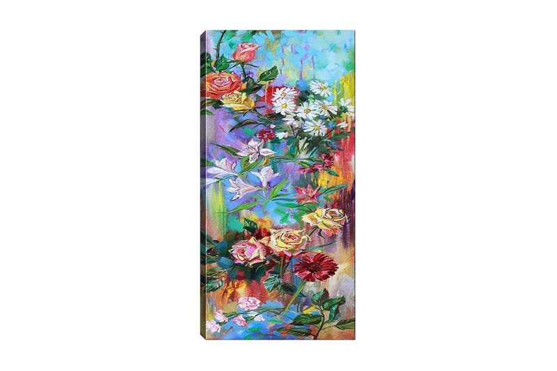 Canvasbillede DKY Floral & Botanical Flerfarvet - 50x120 cm - Boligtilbehør - Billeder & kunst - Billeder på lærred