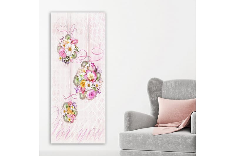 Canvasbillede DKY Floral & Botanical Flerfarvet - 50x120 cm - Boligtilbehør - Billeder & kunst - Billeder på lærred