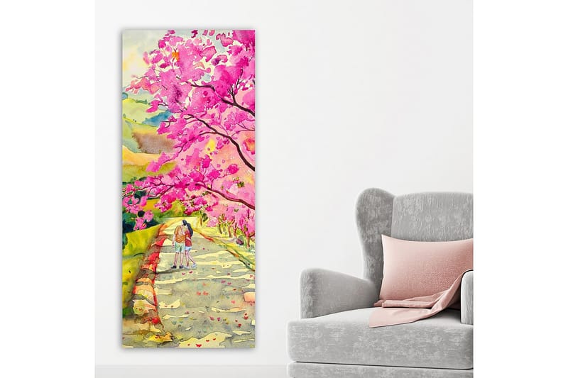 Canvasbillede DKY Floral & Botanical Flerfarvet - 50x120 cm - Boligtilbehør - Billeder & kunst - Billeder på lærred