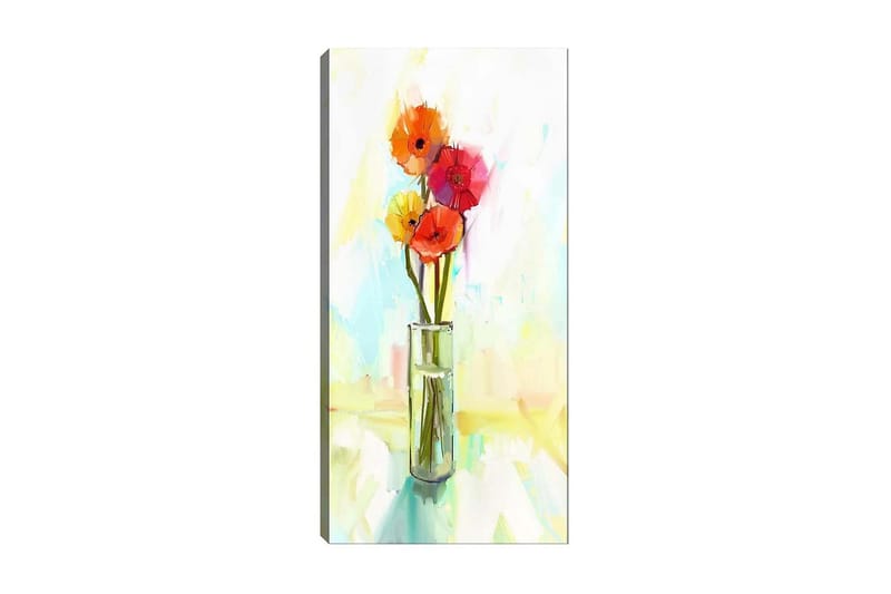 Canvasbillede DKY Floral & Botanical Flerfarvet - 50x120 cm - Boligtilbehør - Billeder & kunst - Billeder på lærred