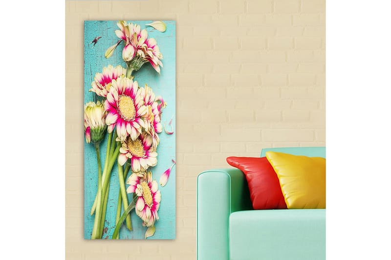 Canvasbillede DKY Floral & Botanical Flerfarvet - 50x120 cm - Boligtilbehør - Billeder & kunst - Billeder på lærred