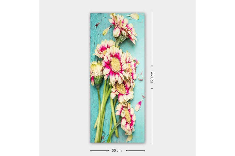 Canvasbillede DKY Floral & Botanical Flerfarvet - 50x120 cm - Boligtilbehør - Billeder & kunst - Billeder på lærred