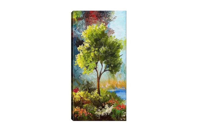 Canvasbillede DKY Floral & Botanical Flerfarvet - 50x120 cm - Boligtilbehør - Billeder & kunst - Billeder på lærred