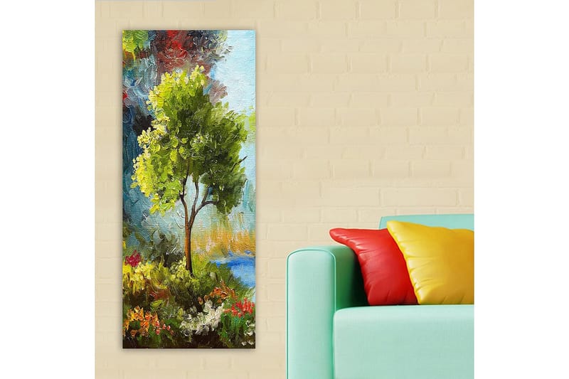 Canvasbillede DKY Floral & Botanical Flerfarvet - 50x120 cm - Boligtilbehør - Billeder & kunst - Billeder på lærred