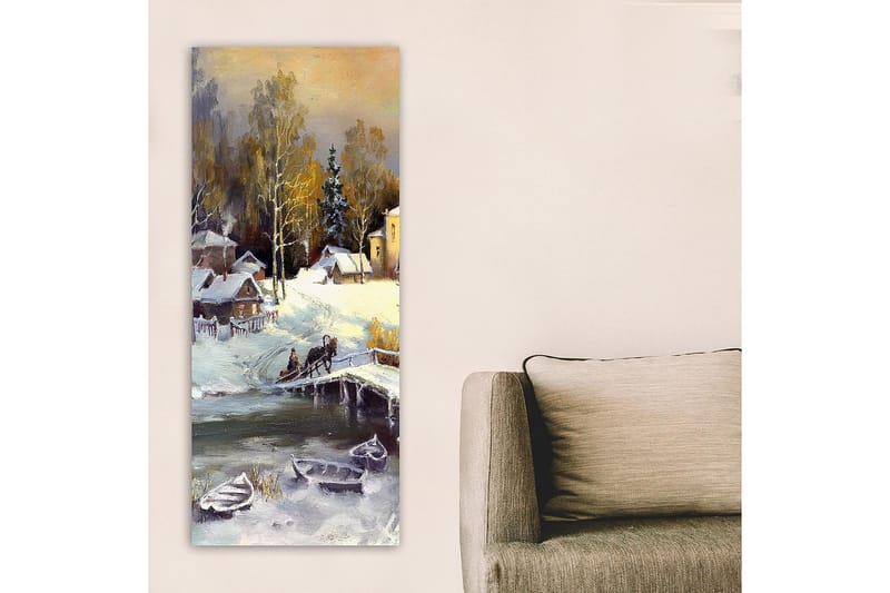 Canvasbillede DKY Landscape & Nature Flerfarvet - 50x120 cm - Boligtilbehør - Billeder & kunst - Billeder på lærred