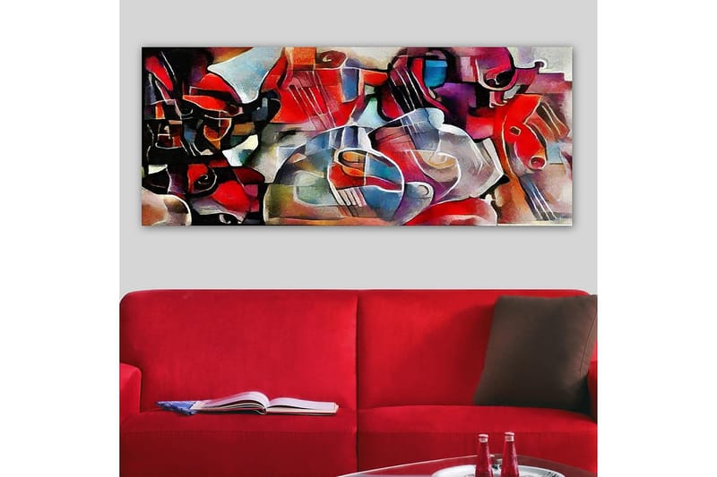 Canvasbillede YTY Abstract & Fractals Flerfarvet - 120x50 cm - Boligtilbehør - Billeder & kunst - Billeder på lærred