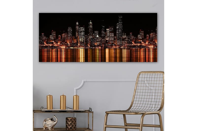 Canvasbillede YTY Buildings & Cityscapes Flerfarvet - 120x50 cm - Boligtilbehør - Billeder & kunst - Billeder på lærred