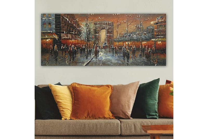 Canvasbillede YTY Buildings & Cityscapes Flerfarvet - 120x50 cm - Boligtilbehør - Billeder & kunst - Billeder på lærred