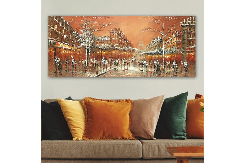 Canvasbillede YTY Buildings & Cityscapes Flerfarvet - 120x50 cm - Boligtilbehør - Billeder & kunst - Billeder på lærred