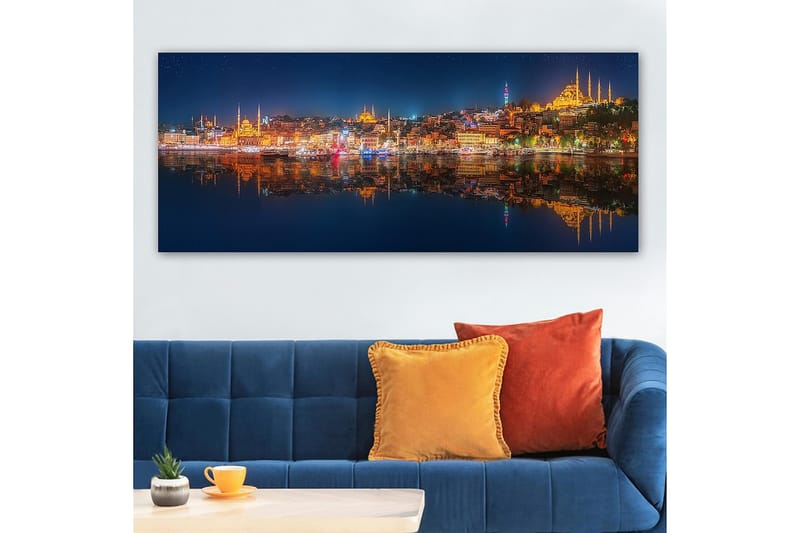 Canvasbillede YTY Buildings & Cityscapes Flerfarvet - 120x50 cm - Boligtilbehør - Billeder & kunst - Billeder på lærred