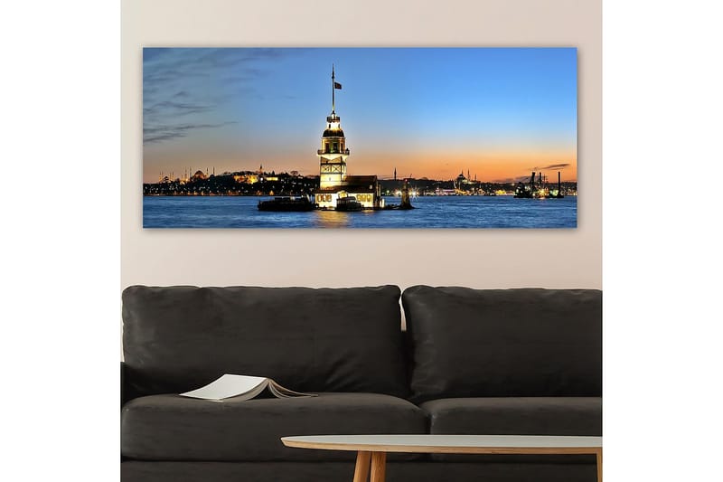 Canvasbillede YTY Cities & Countries Flerfarvet - 120x50 cm - Boligtilbehør - Billeder & kunst - Billeder på lærred