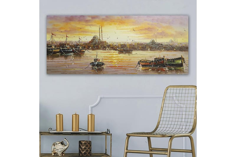 Canvasbillede YTY Cities & Countries Flerfarvet - 120x50 cm - Boligtilbehør - Billeder & kunst - Billeder på lærred