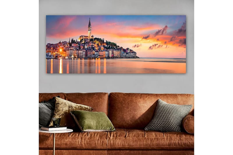 Canvasbillede YTY Cities & Countries Flerfarvet - 120x50 cm - Boligtilbehør - Billeder & kunst - Billeder på lærred