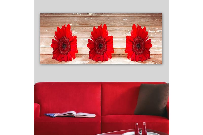 Canvasbillede YTY Floral & Botanical Flerfarvet - 120x50 cm - Boligtilbehør - Billeder & kunst - Billeder på lærred