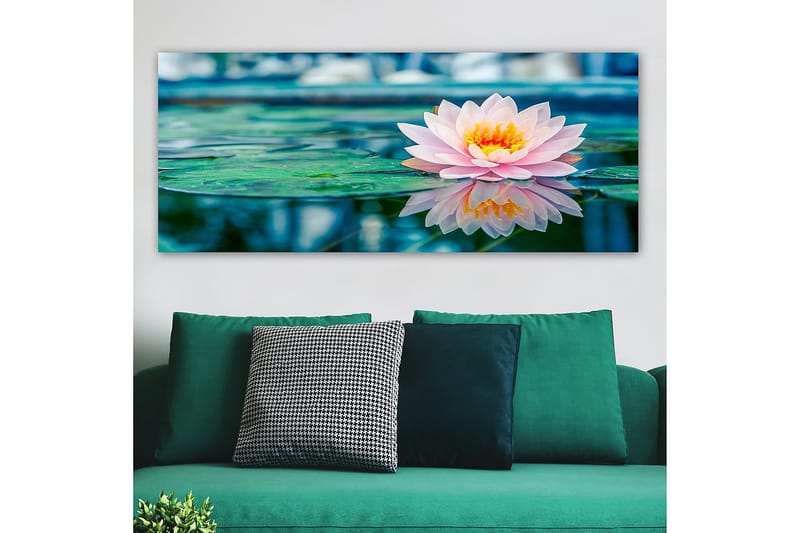 Canvasbillede YTY Floral & Botanical Flerfarvet - 120x50 cm - Boligtilbehør - Billeder & kunst - Billeder på lærred