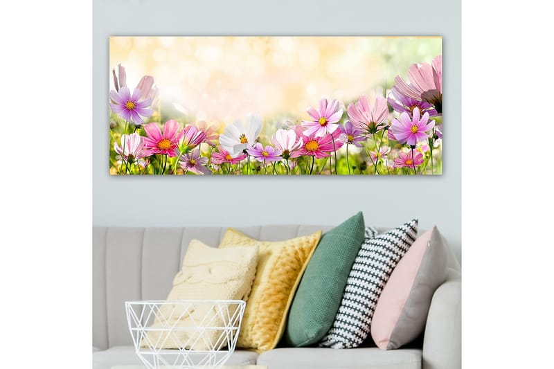 Canvasbillede YTY Floral & Botanical Flerfarvet - 120x50 cm - Boligtilbehør - Billeder & kunst - Billeder på lærred