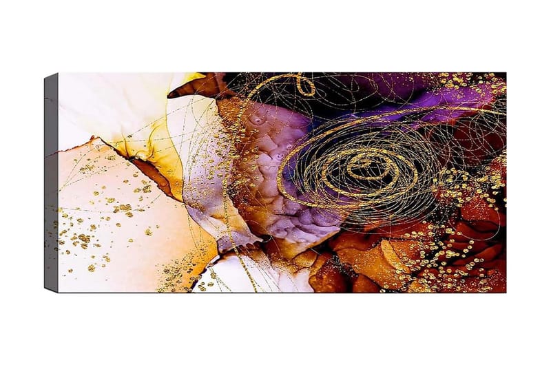 Canvasbillede YTY Floral & Botanical Flerfarvet - 120x50 cm - Boligtilbehør - Billeder & kunst - Billeder på lærred