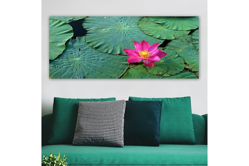 Canvasbillede YTY Floral & Botanical Flerfarvet - 120x50 cm - Boligtilbehør - Billeder & kunst - Billeder på lærred