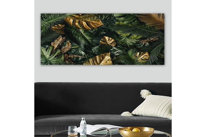 Canvasbillede YTY Floral & Botanical Flerfarvet - 120x50 cm - Boligtilbehør - Billeder & kunst - Billeder på lærred