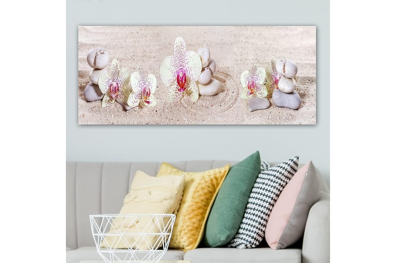 Canvasbillede YTY Floral & Botanical Flerfarvet - 120x50 cm - Boligtilbehør - Billeder & kunst - Billeder på lærred