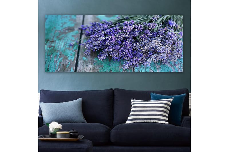 Canvasbillede YTY Floral & Botanical Flerfarvet - 120x50 cm - Boligtilbehør - Billeder & kunst - Billeder på lærred