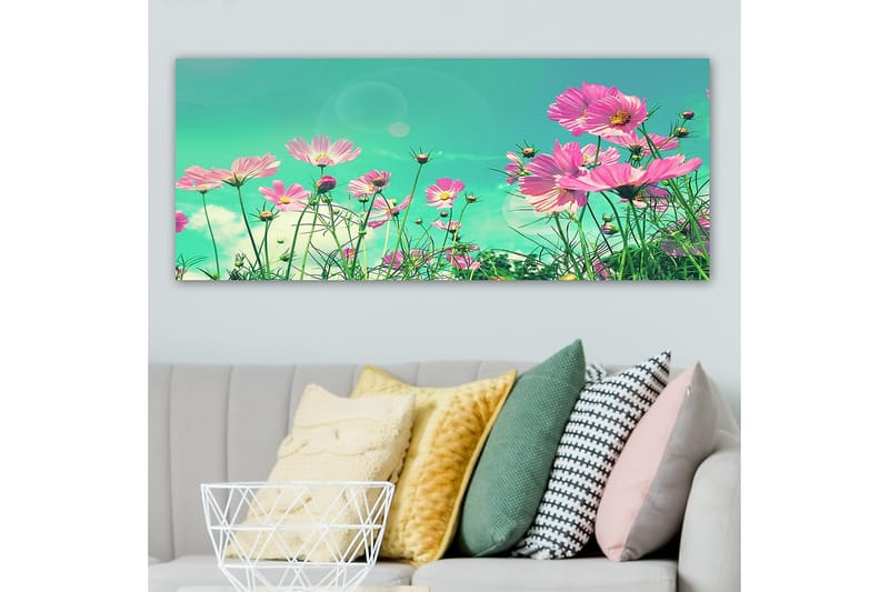 Canvasbillede YTY Floral & Botanical Flerfarvet - 120x50 cm - Boligtilbehør - Billeder & kunst - Billeder på lærred